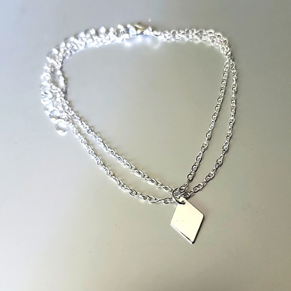 ANKLET Stainless + Silver Coat